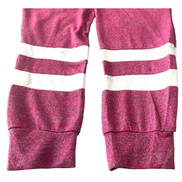 NO MFG. TAG LONG RAGLAN SLV CREW NECK TOP, WOMENS, 14W, VARIEGATED PINK & WHITE - Picture 7 of 10